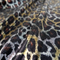 100% Polyester Leoparde gedruckt Gaze-Gewebe